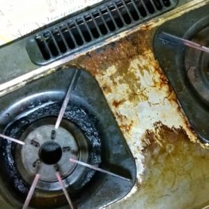 頑固な焦げつきが気になる